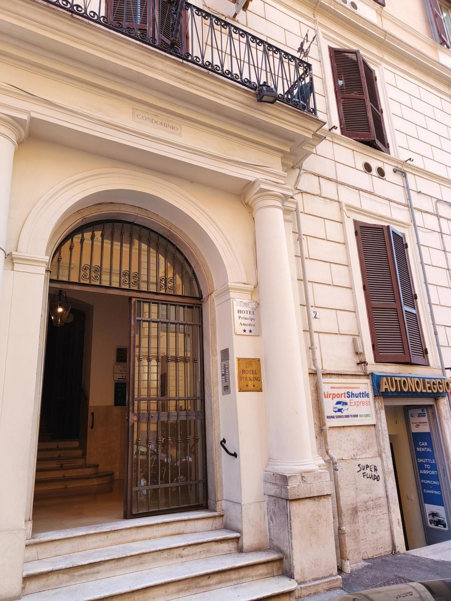 Hotel Principe Amedeo Рим Экстерьер фото