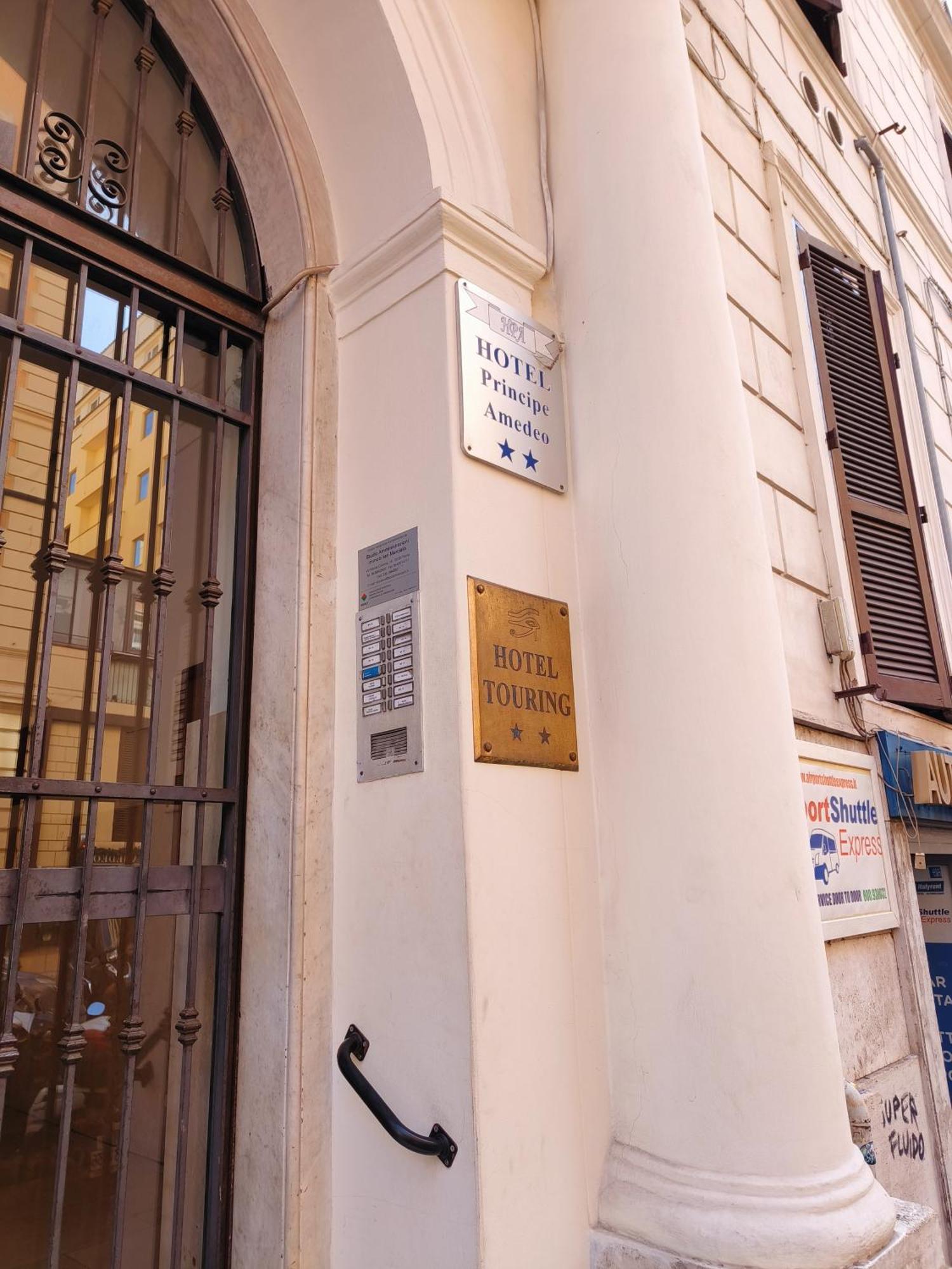 Hotel Principe Amedeo Рим Экстерьер фото
